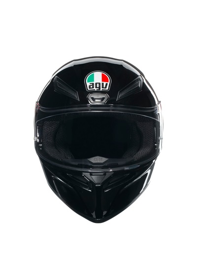 Agv Kask/k1 S Mono Mono Black Parlak