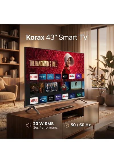 Korax KRX-TV43 43" Ultra HD Android LED TV