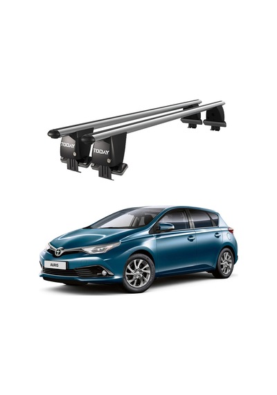 Toyota Auris E210 Hatchback 2018 Ve Sonrası Oluksuz Kilitli Ara Atkı Port Bagaj Tavan Barı