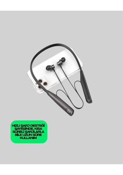 Bluetooth 5.3 Boyun Bantlı Kulaklık Oyun Ve Müzik Modu Sd Kart Desteği