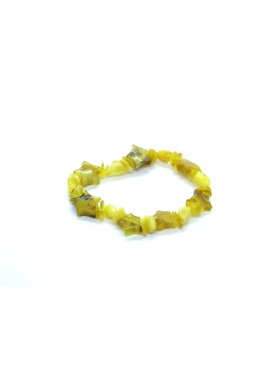 Ambergold Kehribar Bileklik Damla Kehribardan Blk0526