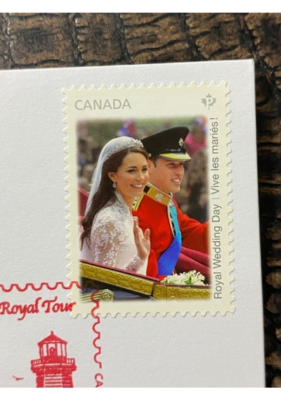 2011 İngiltere Kraliyet Hrh The Duke & Duchess Of Cambridge Celebrating The Royal Tour To Canada And California Fdc