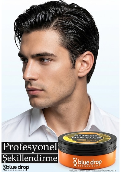 Blue Drop Professional Hair Wax Shine Strong 175 ML