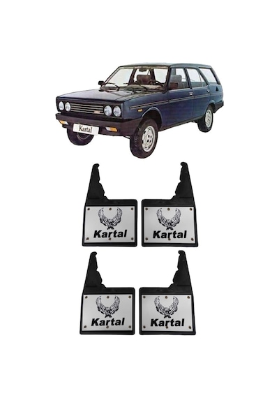 Tofaş Uyumlu Kartal-131 Kartal 4'lü Perçinli Ön/Arka Paçalık Çamurluk Tozluk TFS1RX002YD