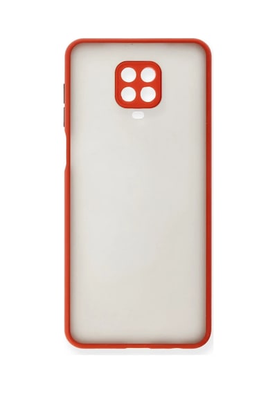 Xiaomi Redmi Note 9 Pro Kılıf Montreal Silikon Kapak - Kırmızı 0.2M-Çok Renkli