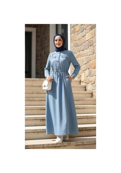 Hb Harma Time Butik Kadın Taş İşlemeli Düğmeli Açık Mavi Kot Elbise Açık Mavi Açık Mavi Hb Harma Time Butik Kadın Taş İşlemeli Düğmeli Açık Mavi Kot Elbise Açık Mavi Açık Mavi