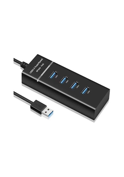 usb 3.0 4 port usb hub usb 3.0 çoğaltıcı siyah