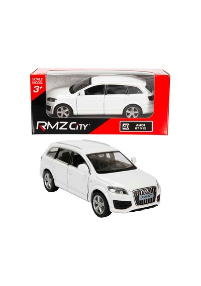 1:32 Rmz City Jeep Serisi Die Cast Çek Bırak Model Araba - Beyaz Audi Q7 V12