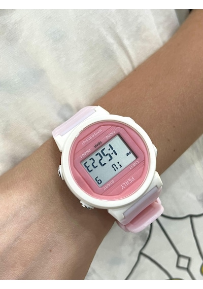 Penly Su Geçirmez Dijital Çocuk Kol Saati 219 Model Pembe +4 Renk Kronometre-alarmlı 5atm