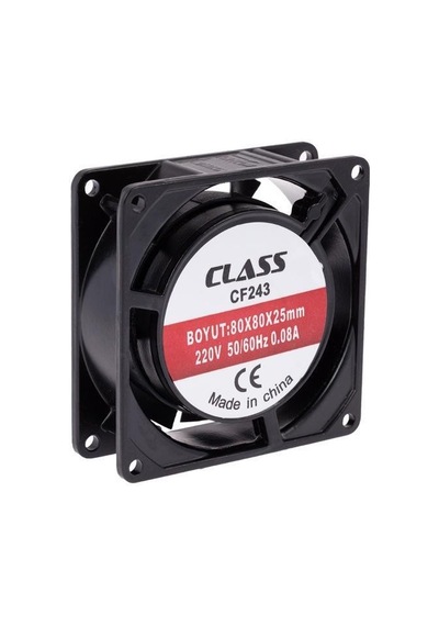 Class 80X80X25Mm Ac 220Volt Fan