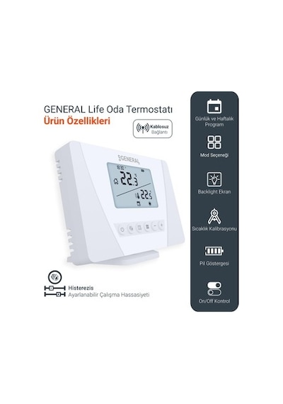General Life Ceres Ht300s Rf Kablosuz Oda Acıbadem