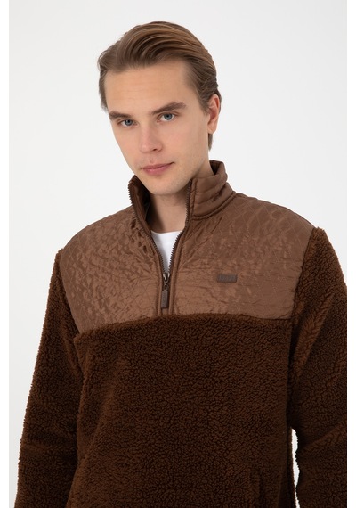 U.s. Polo Assn. Erkek Kahverengi Sweatshirt 50309995-vr029 Kahverengı