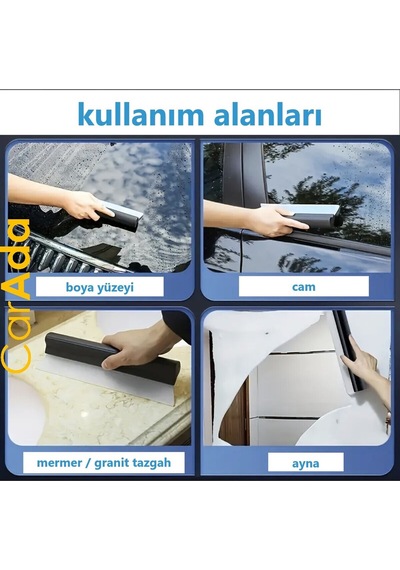 Silikon Uçlu Su Çekeceği Oto Araba Yıkama Kurulama Oto Çekçek, Otomobil Cam Su Çekme Aparatı