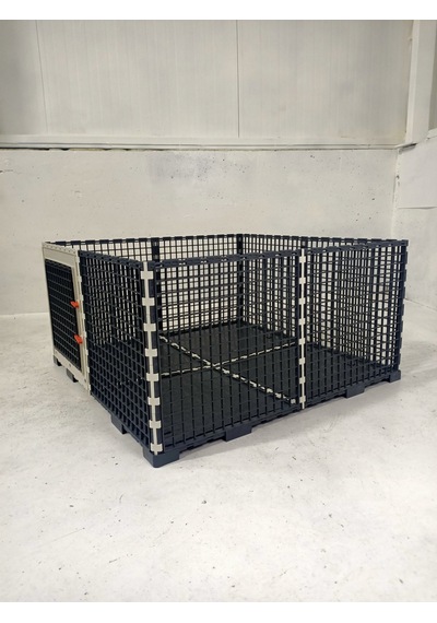 Leganest Tavşan Köpek Kedi Kafes Tabanı Üstü Kapalı Ev Tipi 50 x 50 CM