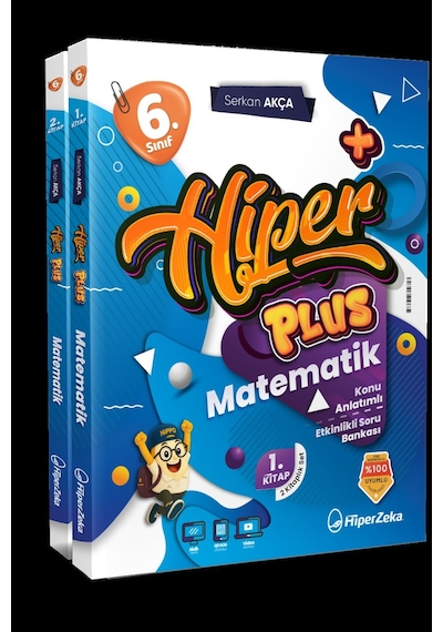 6. Sınıf Hiper Plus Matematik Konu Anlatımlı Etkinlikli Soru Bankası Hiper Zeka Yayınları