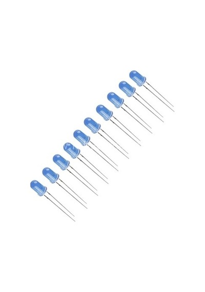 10 Adet 5Mm Mavi Led N11.483