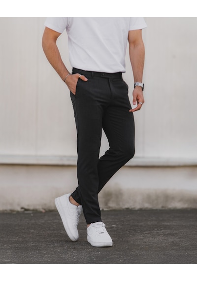 Bürke Erkek Antrasit Kaliteli Premıum Slimfit Bilek Boy Kumaş Pantolon (100-130 kg battal beden 40-42-44)
