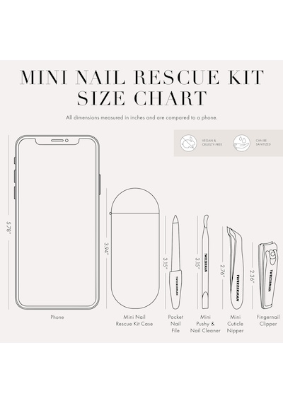 Tweezerman Mini Nail Rescue Kit Tırnak Bakım Seti
