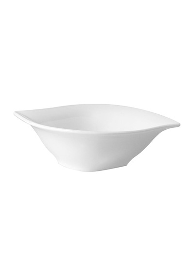 04a+p017191 Leaf Beyaz Ev Kase, 18cm