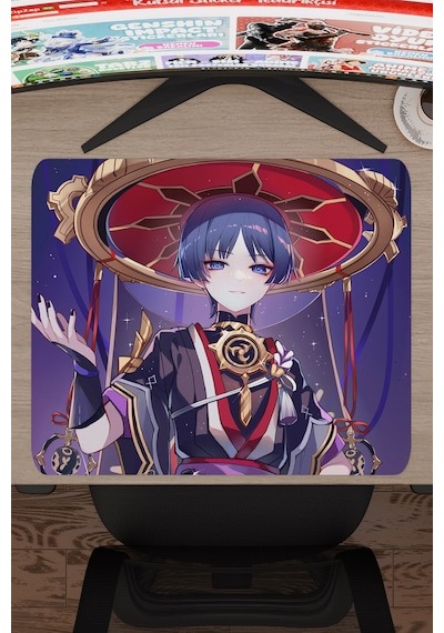 Wanderer Genshin Impact Anime Gacha V1 - 48x40 Xl Gaming Mouse Pad Fare Altlığı