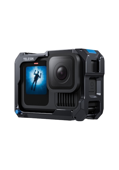 Telesın Gopro Hero13 Black Için Alüminyum Kafes Gopro Hero9/10/11/12/13 Black Uyumlu