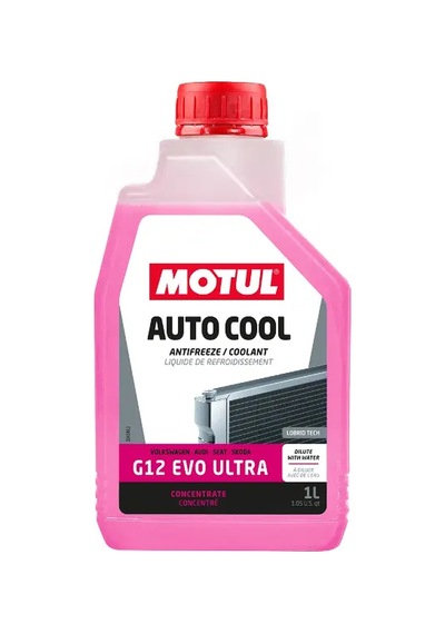 Motul Auto Cool G12 Evo Ultra 1 L Konsantre Antifriz Pembe