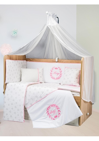 Aras Bebe Sleep Uyku Seti 60x120 CM - Pembe