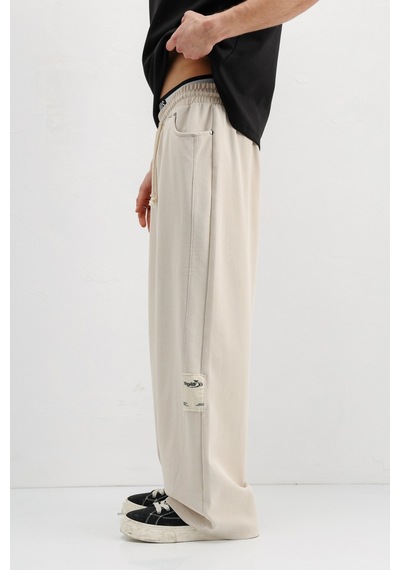 Vamos Baggy Fit Eşofman Alt V80-43 Taş