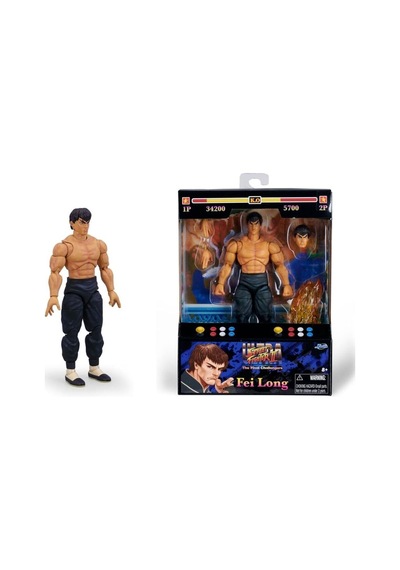 9334217314r00 Street Fighter Iı Fei-long 6 Figure Çok Renkli