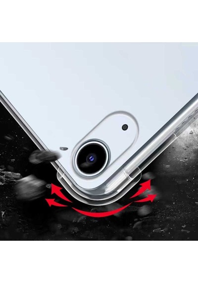 İpad 10.9 2022 10.nesil - Uyumlu Uyumlu Zore Tablet Nitro Anti Shock Silikon Kapak-renksiz Arka Kapak