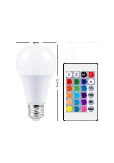 Ambiyans Aydınlatma Rgb Led Lamba Kumandalı Renk Değiştirebilen Çok Renkli