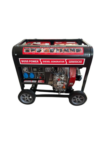 Boss Power GD985OCXE 9.5 Kva Bakır Sargılı Dizel Marşlı Jeneratör Monofaze 220