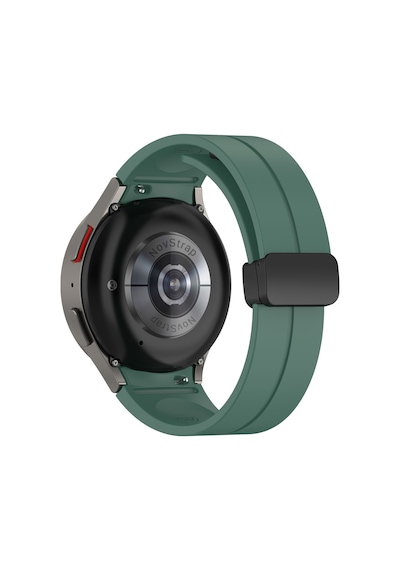 Novstrap Samsung Galaxy Watch 4 5 Pro 6 7 Fe 40 42 43 44 45 46 47 Mm Uyumlu Kordon Magnet Toka Silikon Kayış