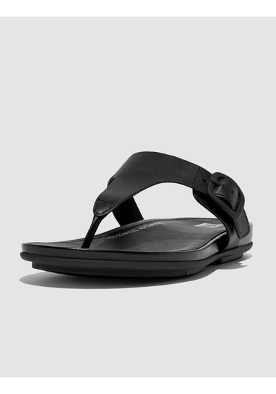 Fitflop Gracıe Ft9 Siyah Tokalı Kadın Parmak Arası Terlik Siyah