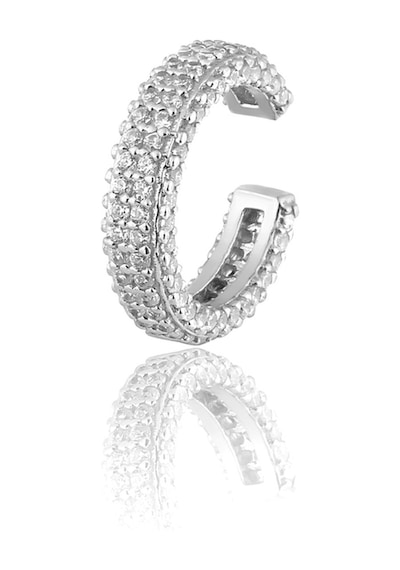 Zanaatsilver 925 Ayar Gümüş Zirkon Taşlı Tamtur Kıkırdak Küpe