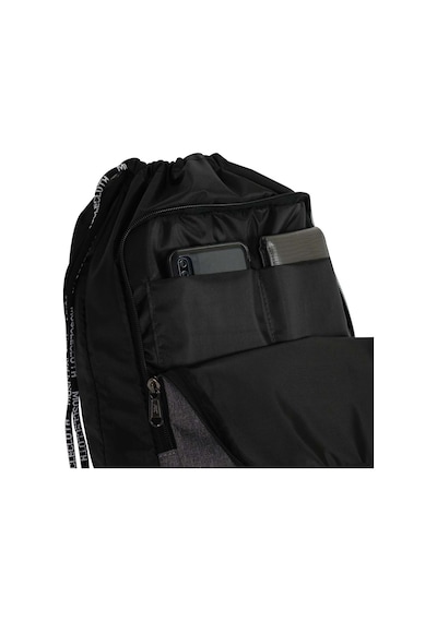 Musclecloth Musclecoth Sackpack Spor Çanta Siyah Gri-Standart Siyah