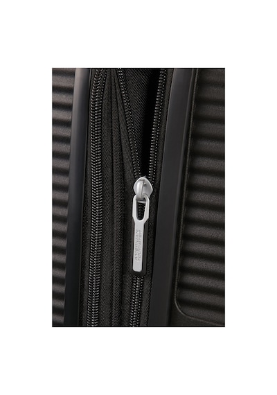 American Tourister Körüklü Kabin Boy Sert Valiz 55x40x20 Cm Siyah