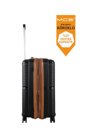 Mçs V379 Aura Y.üretim Pp Valiz Siyah/hardal