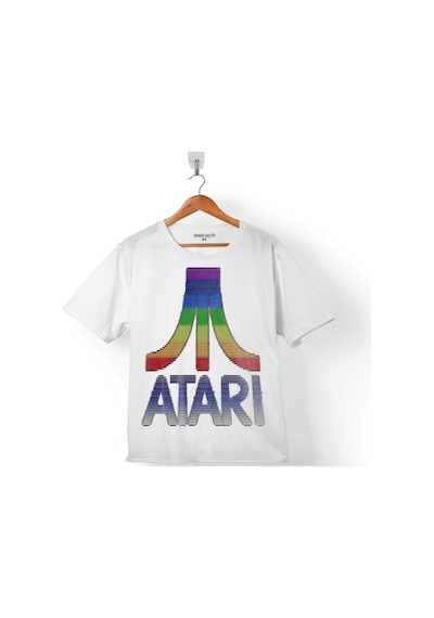 Atarı Ateri Nostalji Oyun Logo 2 Çocuk Tişört 001