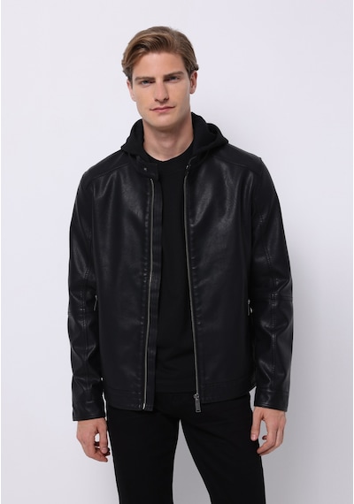 Colin's Colins Slim Fit Erkek Siyah Mont Pu Cl1076212 Q1.v1 Blk Siyah Colin's Colins Slim Fit Erkek Siyah Mont Pu Cl1076212 Q1.v1 Blk Siyah