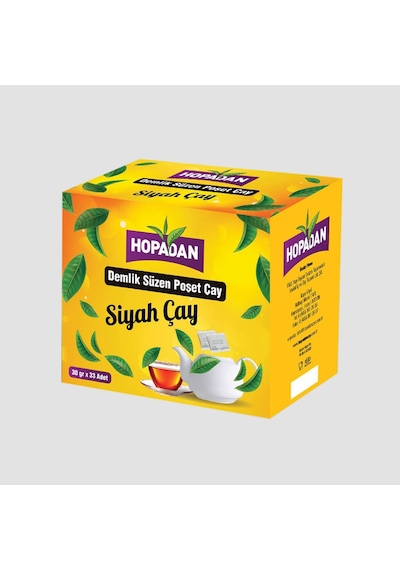 Hopadan Demlik Süzen Poşet Çay 33 x 30 G