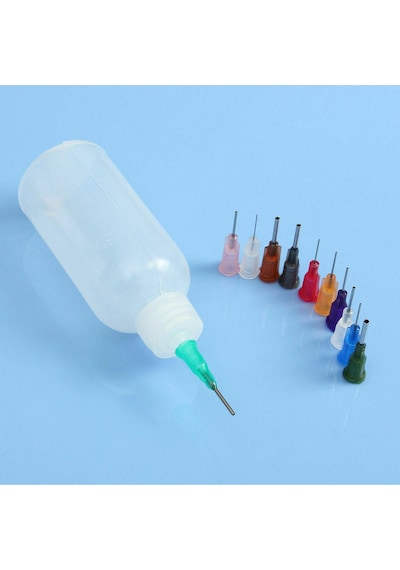 30 Ml 11 İğneli Başlıklı Şeffaf Ufak Yağdanlık Aplikatör