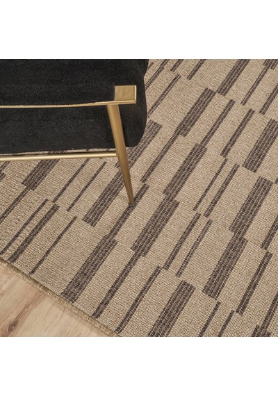 Kaşmir Halı Kilim Jüt Ravon Brown Salon Mutfak Halısı Yolluk Kahverengi