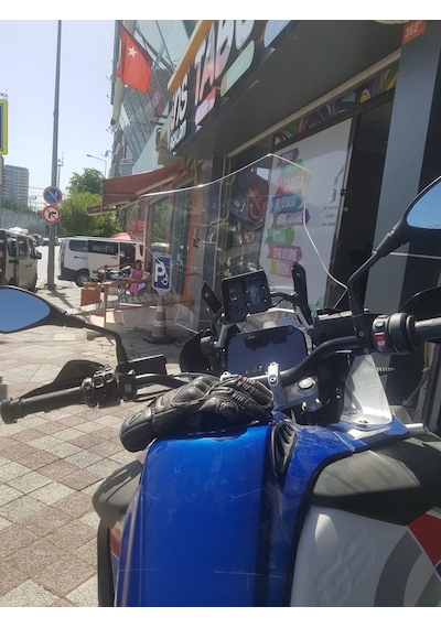 19-24 Bmw 1250Gs 1250Adv Uzun Ön Cam Zeus Şeffaf 52 CM 4 MM