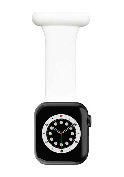 Apple Uyumlu  Watch  Kordon 44mm Çanta Gömlek Askılı Silikon Kordon 44