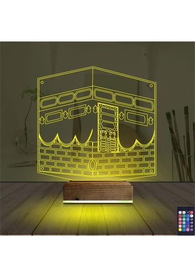 Luvivia Kabe 3d Lamba - Masa Gece Lambası Şeffaf