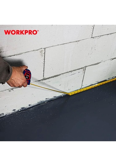 Wp261009 5mx19mm/16ft. Naylon Kaplama Sarı Çelik Şerit Metre