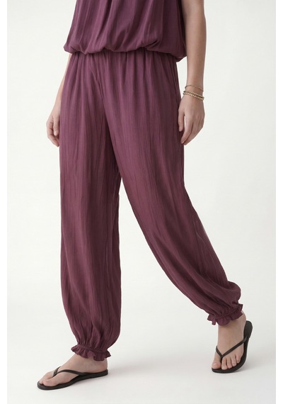 Antioch 100% Lyocell Bluz Pantolon Takım Bordo