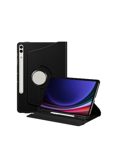 Samsung Galaxy  Uyumlu Tab  S9 Fe+ Kılıf  360 Döner Elite Seri Tab let Kılıf  Kapaklı Kılıf