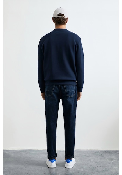 Lufian Logan Erkek Sweatshirt Lacivert Lacivert 112030194100200